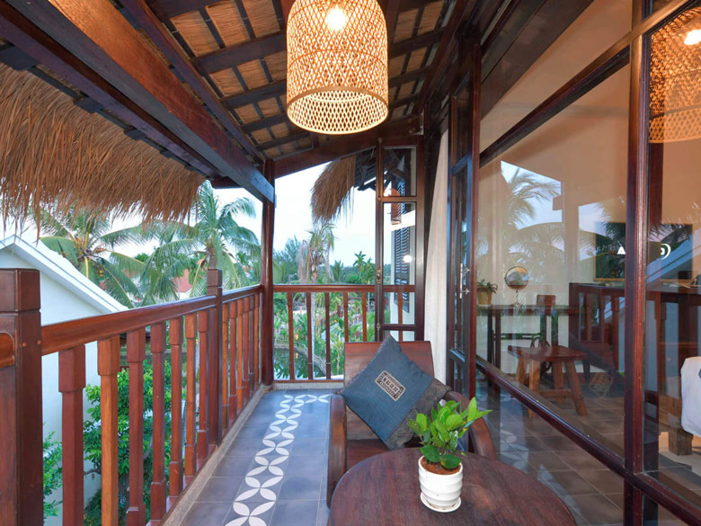 Kiến trúc phòng Deluxe Double or Twin tại Zest Villas & Spa Resort Hội An