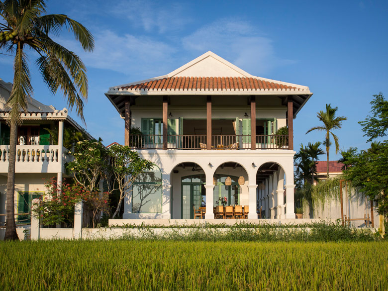 Villa Iliou Hội An mang phong cách thiết kế Indochine