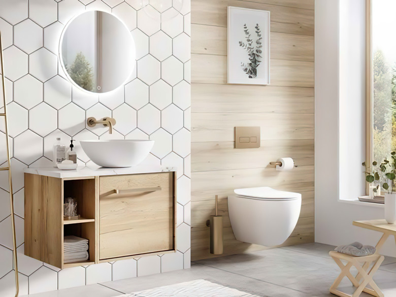 Không đặt cửa nhà vệ sinh đối diện cửa các phòng khác