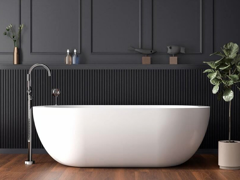 Bồn tắm đặt sàn là sản phẩm hữu dụng